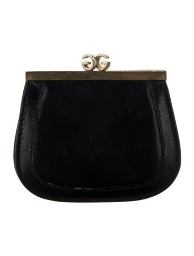 Pre-owned Gucci Vintage Coin Purse Coin Pouch In Blue