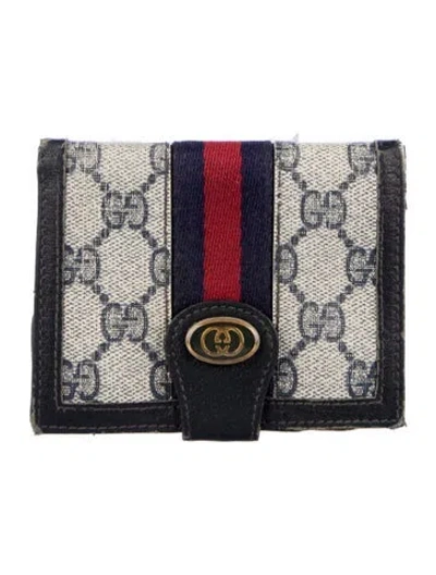 Pre-owned Gucci Vintage Compact Bifold Wallet