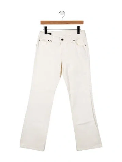 Pre-owned Gucci Vintage Flared Jeans In Grey