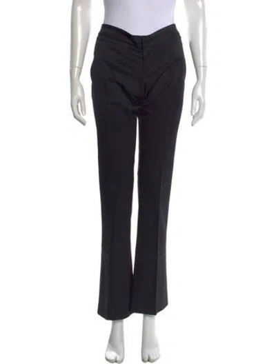Pre-owned Gucci Vintage Flared Pants In Black