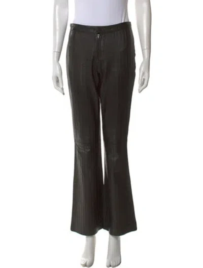 Pre-owned Gucci Vintage Flared Pants In Black
