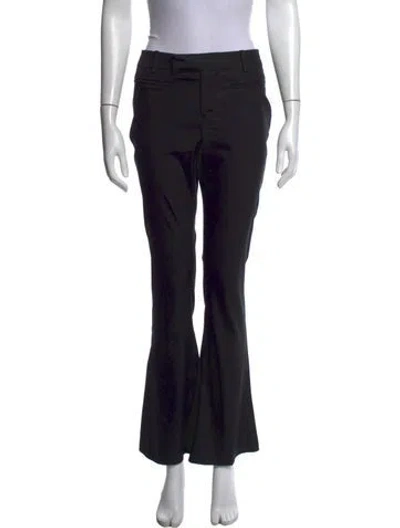 Pre-owned Gucci Vintage Flared Pants In Black