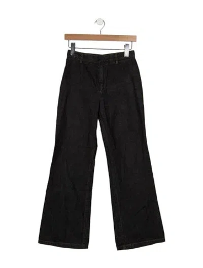 Pre-owned Gucci Vintage Flared Pants In Black
