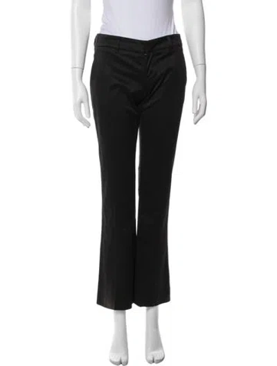 Pre-owned Gucci Vintage Flared Pants In Black