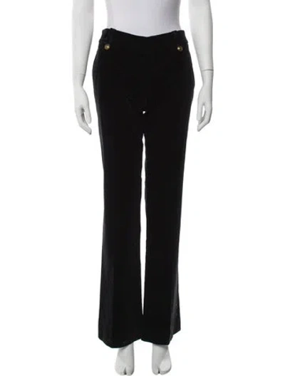 Pre-owned Gucci Vintage Flared Pants In Black