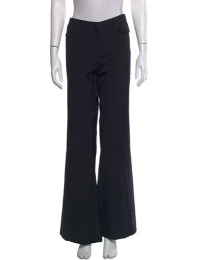 Pre-owned Gucci Vintage Flared Pants In Black