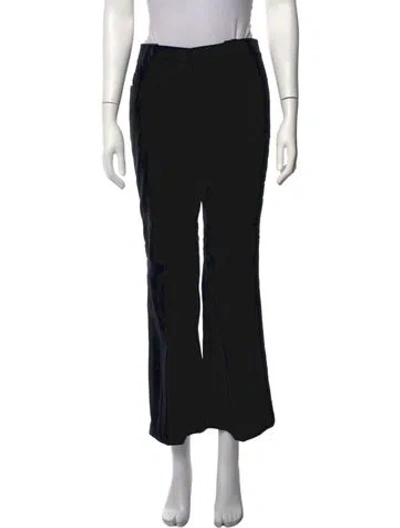 Pre-owned Gucci Vintage Flared Pants In Black