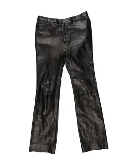 Pre-owned Gucci Vintage Flared Pants In Black