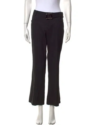 Pre-owned Gucci Vintage Flared Pants In Black