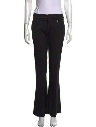 Pre-owned Gucci Vintage Flared Pants In Black