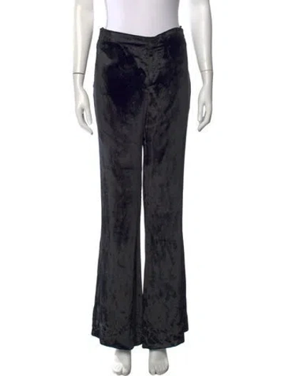 Pre-owned Gucci Vintage Flared Pants In Black