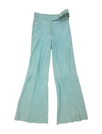 Pre-owned Gucci Vintage Flared Pants In Blue