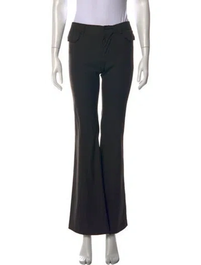 Pre-owned Gucci Vintage Flared Pants In Brown
