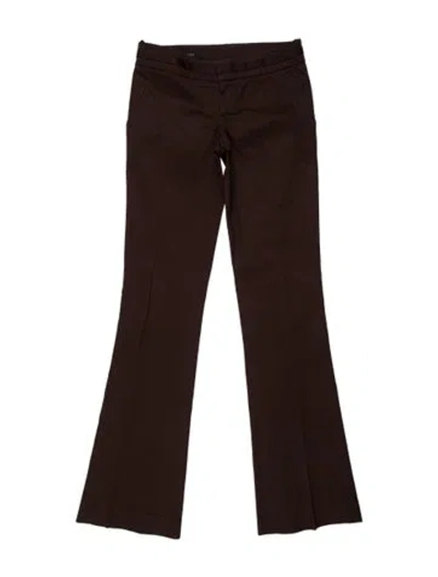 Pre-owned Gucci Vintage Flared Pants In Brown