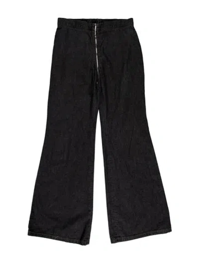 Pre-owned Gucci Vintage Flared Pants In Gray