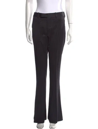 Pre-owned Gucci Vintage Flared Pants In Grey