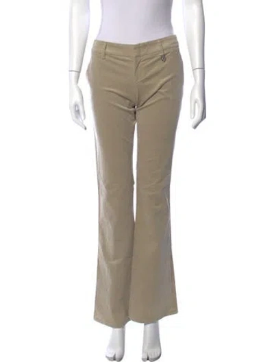 Pre-owned Gucci Vintage Flared Pants In Neutral