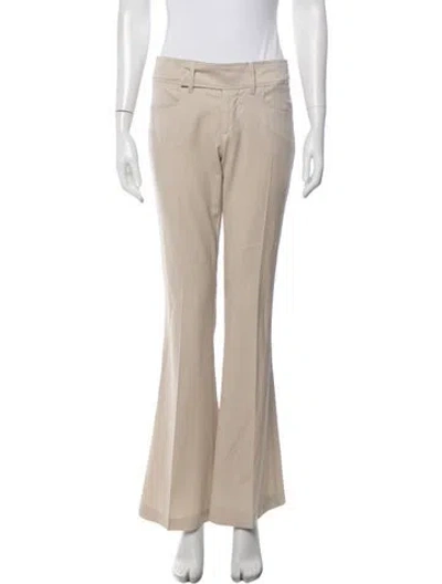 Pre-owned Gucci Vintage Flared Pants In Neutrals