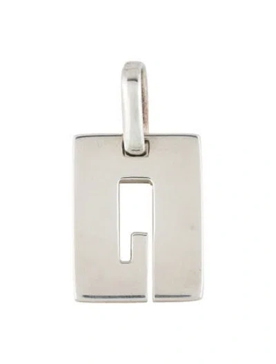 Pre-owned Gucci Vintage G Logo Pendant In Multicolor