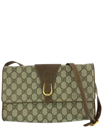 Gucci Vintage Gg Supreme Shoulder Bag (authentic Pre-loved) In Brown