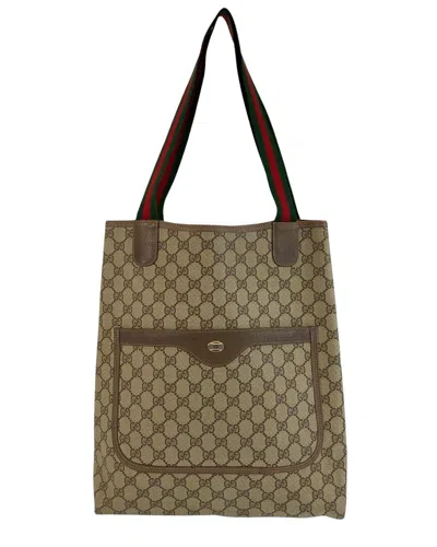 Pre-owned Gucci Vintage Gg Supreme Tote (authentic Pre-loved)