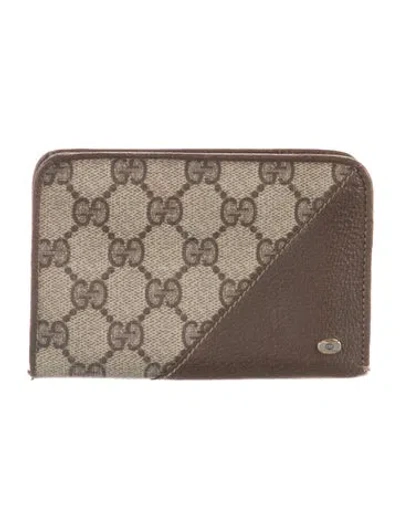 Pre-owned Gucci Vintage Gg Wallet Wallet In Neutral