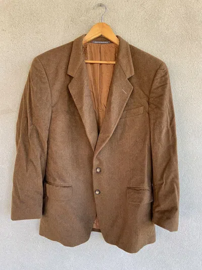 Pre-owned Gucci Vintage  Pure Cashmere Blazer Size 52