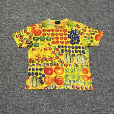 Pre-owned Gucci Vintage  Tom Ford 1996 Fruit Tee In Multi