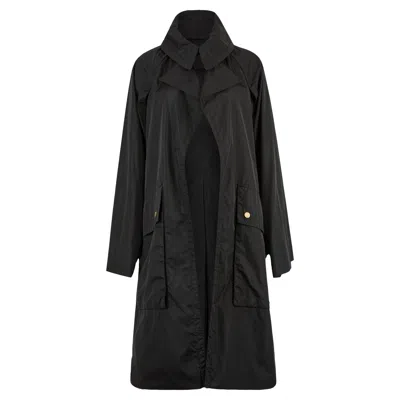 Pre-owned Gucci Vintage  Tom Ford F/w 2003 Long Nylon Black Jacket