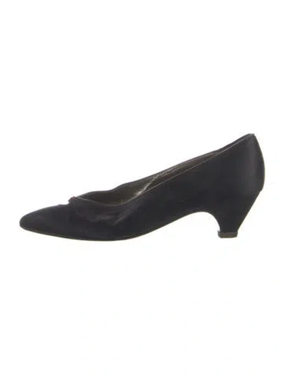 Pre-owned Gucci Vintage Interlocking G Logo Pumps In Black