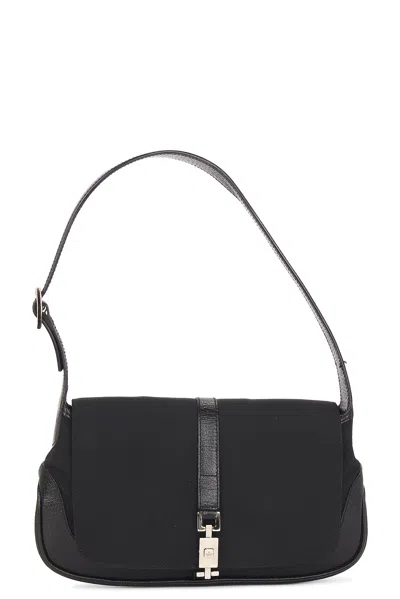 Pre-owned Gucci Vintage Jackie Shoulder Bag In Black