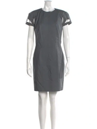 Pre-owned Gucci Vintage Knee-length Dress In Gray