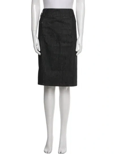 Pre-owned Gucci Vintage Knee-length Skirt In Black