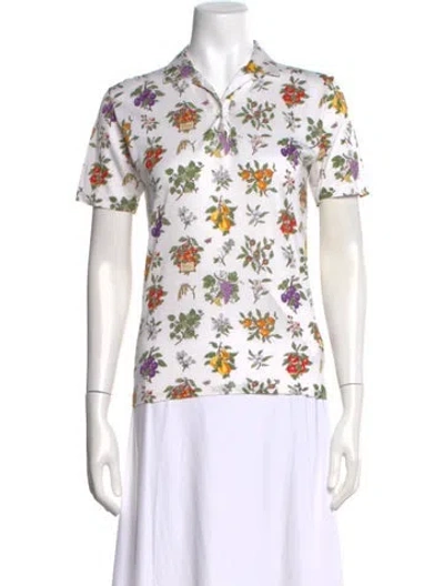 Pre-owned Gucci Vintage Late 1960's - Early 1970's Polo In White