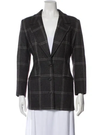 Pre-owned Gucci Vintage Late 1970's - Early 1980's Blazer In Gray