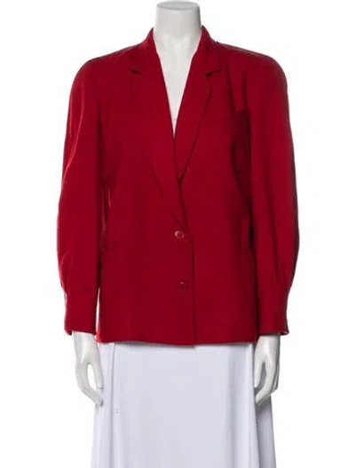 Pre-owned Gucci Vintage Late 1970's - Early 1980's Blazer In Red