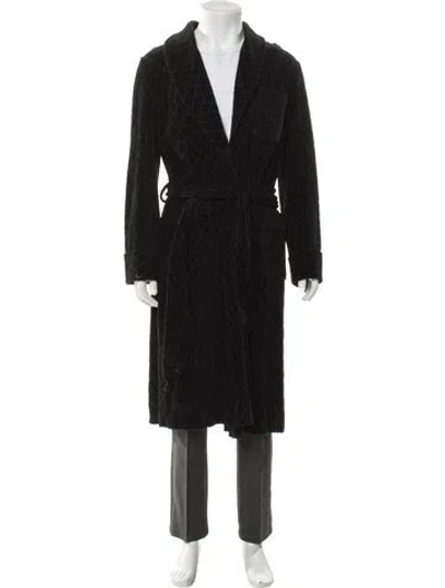 Pre-owned Gucci Vintage Late 1970's - Early 1980's Robe In Black
