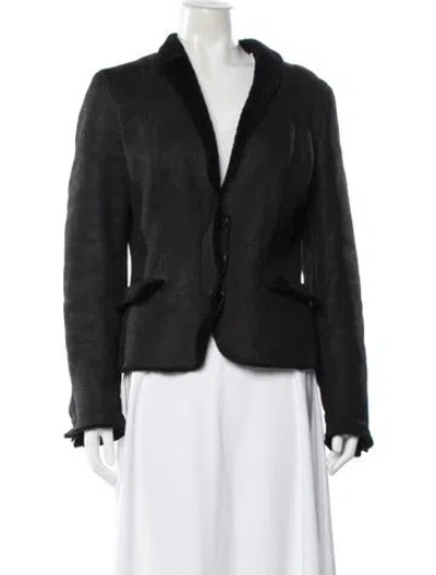 Pre-owned Gucci Vintage Late 1980's - Early 1990's Jacket In Black