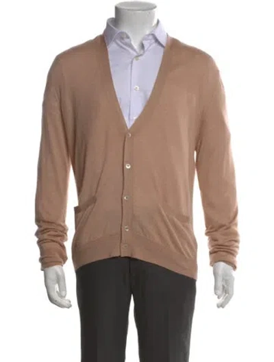 Pre-owned Gucci Vintage Late 1990's - Early 2000's Cardigan In Neutral