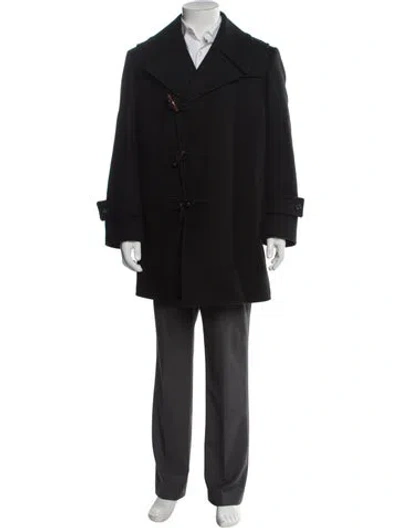 Pre-owned Gucci Vintage Late 1990's - Early 2000's Overcoat In Black