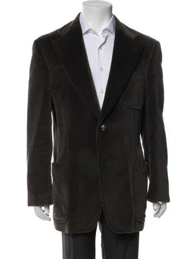 Pre-owned Gucci Vintage Late 1990's - Early 2000's Sport Coat In Gray