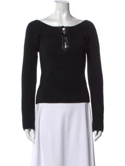 Pre-owned Gucci Vintage Late 1990's - Early 2000's Sweater In Black