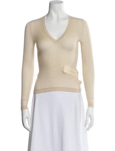 Pre-owned Gucci Vintage Late 1990's - Early 2000's Sweater In Neutral