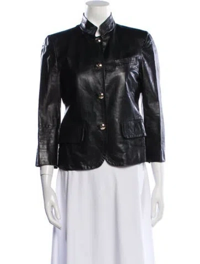 Pre-owned Gucci Vintage Late 2000's - Early 2010's Biker Jacket In Black