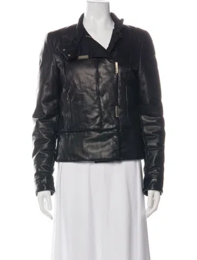 Pre-owned Gucci Vintage Late 2000's - Early 2010's Biker Jacket In Black