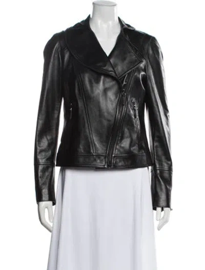 Pre-owned Gucci Vintage Late 2000's - Early 2010's Biker Jacket In Black