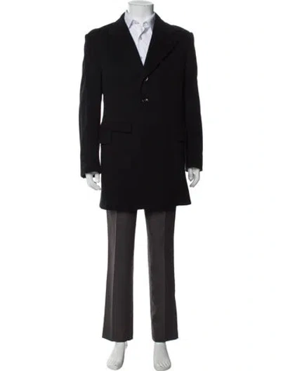 Pre-owned Gucci Vintage Late 2000's - Early 2010's Overcoat In Black