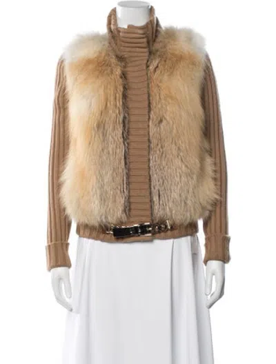 Pre-owned Gucci Vintage Late 2000's - Early 2010's Vest In Brown