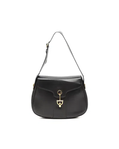 Gucci Vintage Leather Bag In Black