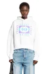 Gucci Knitwear Hoodie Drawstring Hood In White